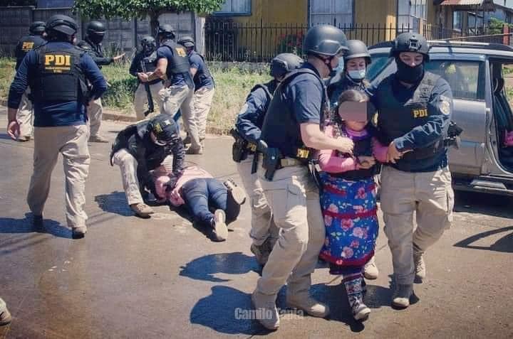 Guacolda de 7 años, hija de Camilo Catrillanca (Foto: Camilo Tapia)