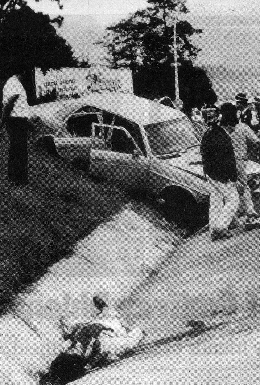 El cadáver de un procurador asesinado. El cadáver de un procurador asesinado.
