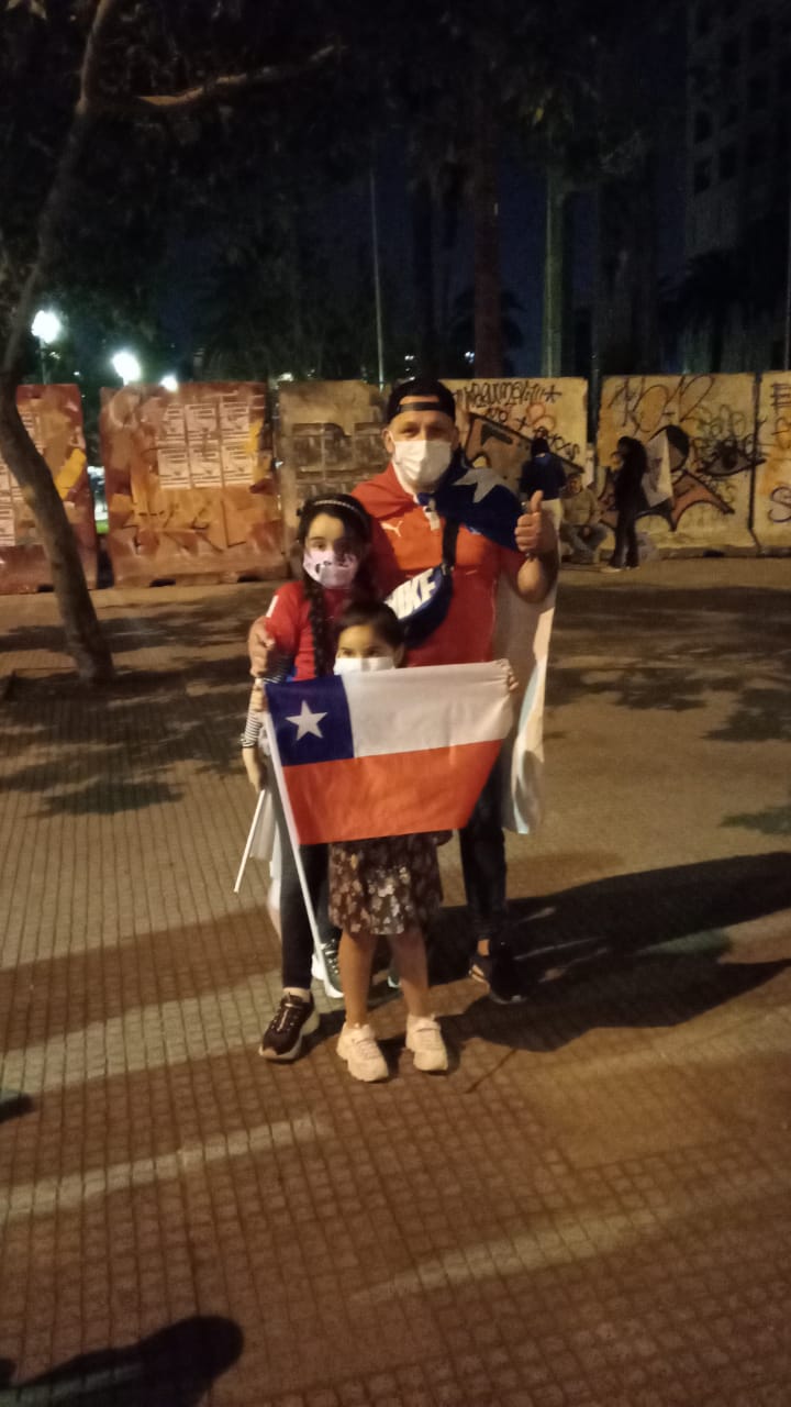 Cristian y su hija Yajaira. Cristian y su hija Yajaira.