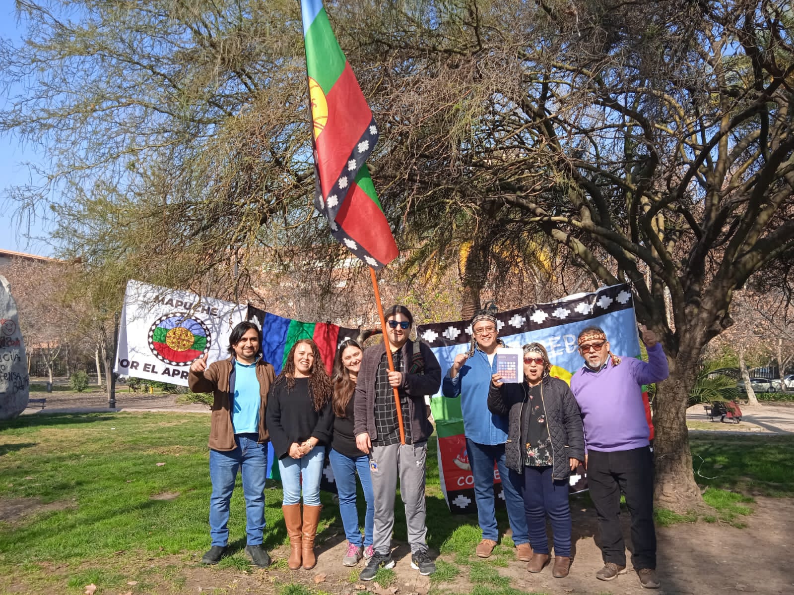 “Mapuche por el apruebo" “Mapuche por el apruebo"