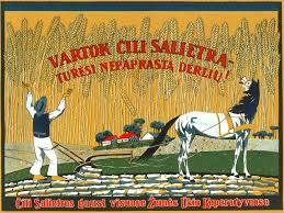 Afiche de salitre en Nueva York. Afiche de salitre en Nueva York.