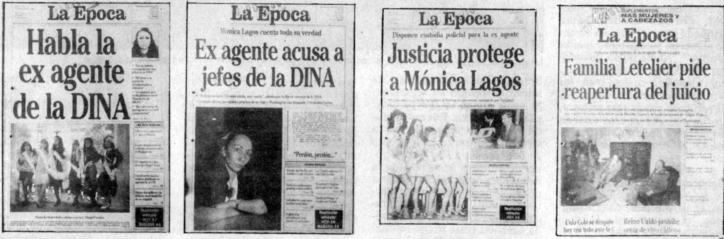 Algunas portadas del golpe noticioso