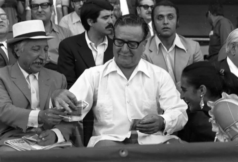 Luis Corvalán con Salvador Allende