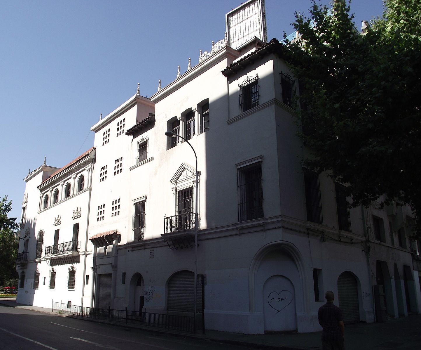 La casona que sirvió de sede de Patria y Libertad La casona que sirvió de sede de Patria y Libertad