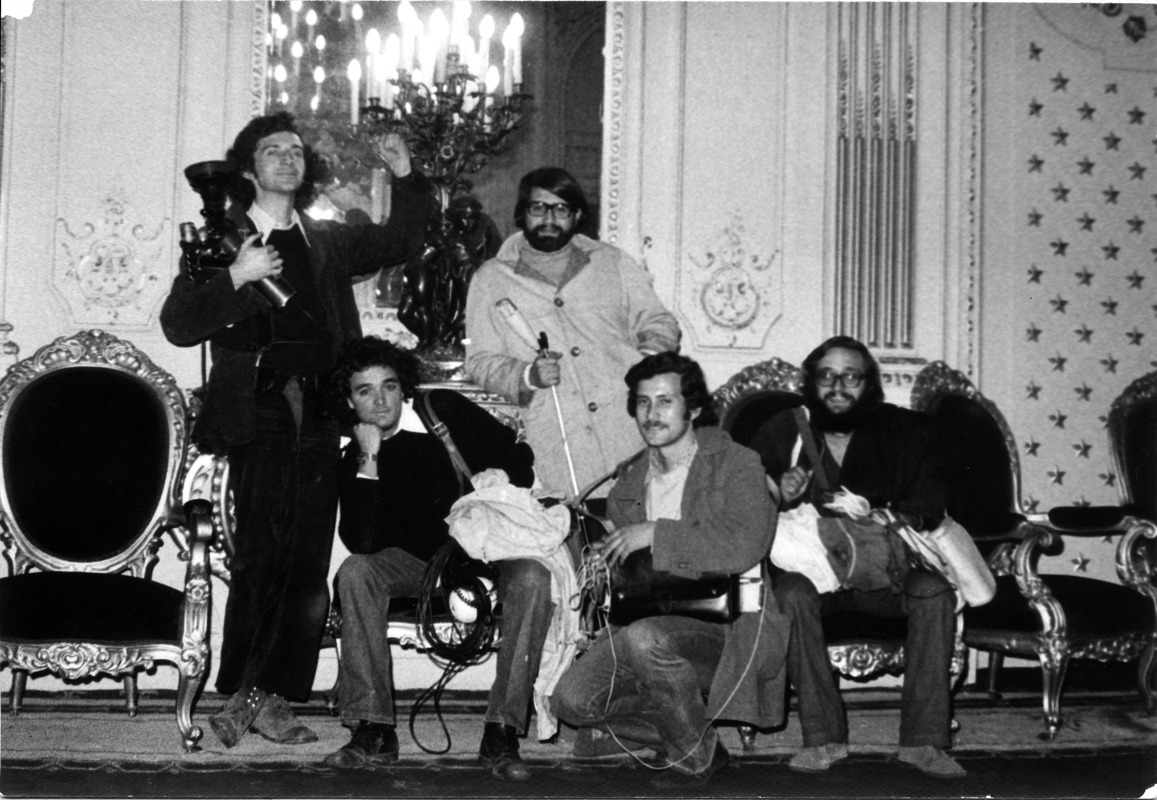 El equipo que grabó La Batalla de Chile.