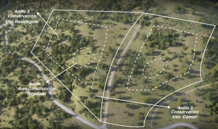 Mapa y modelo del proyecto ubicado en Lo Barnechea. Mapa y modelo del proyecto ubicado en Lo Barnechea.