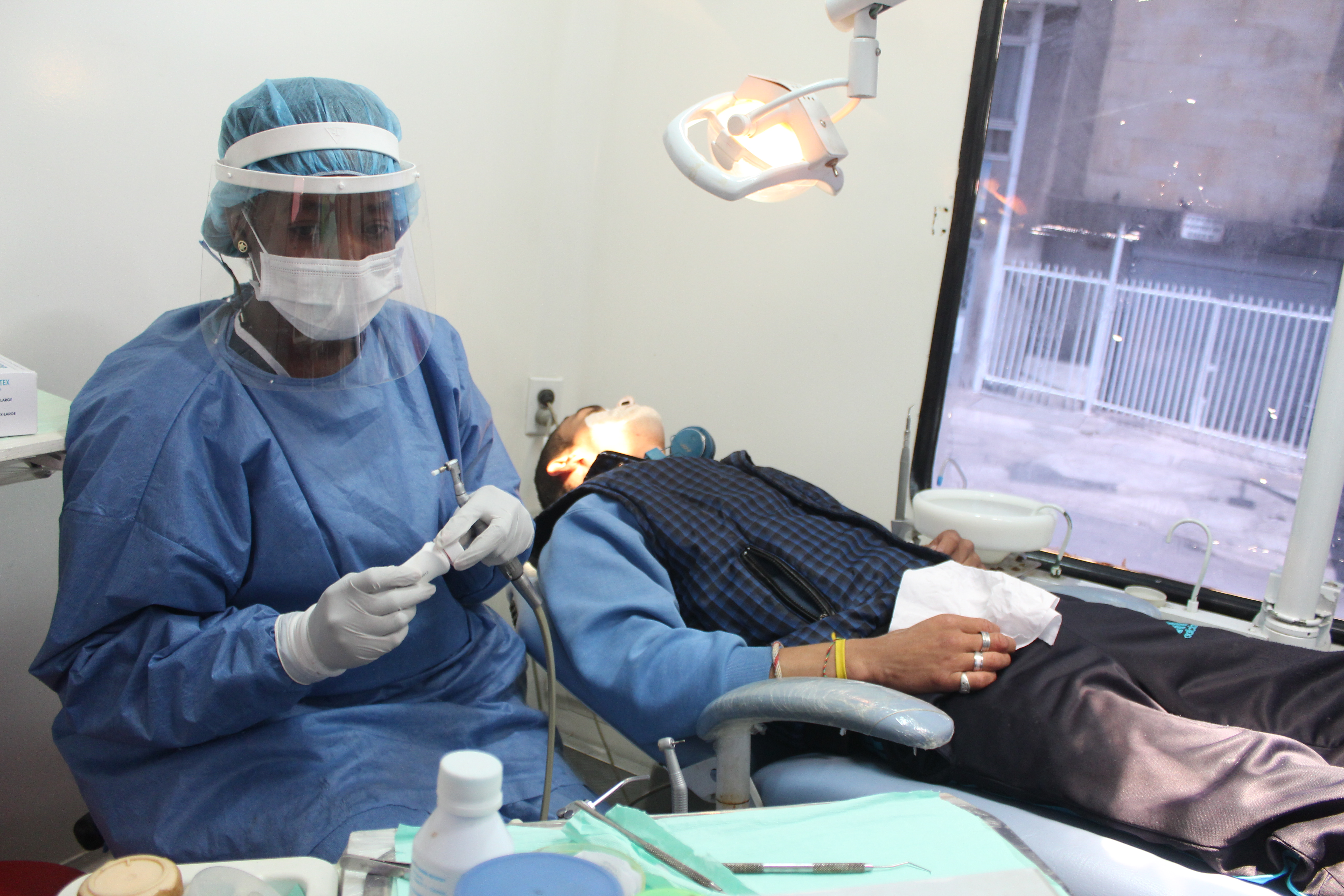 Atención en un centro antidrogas de Bogotá. Atención en un centro antidrogas de Bogotá.