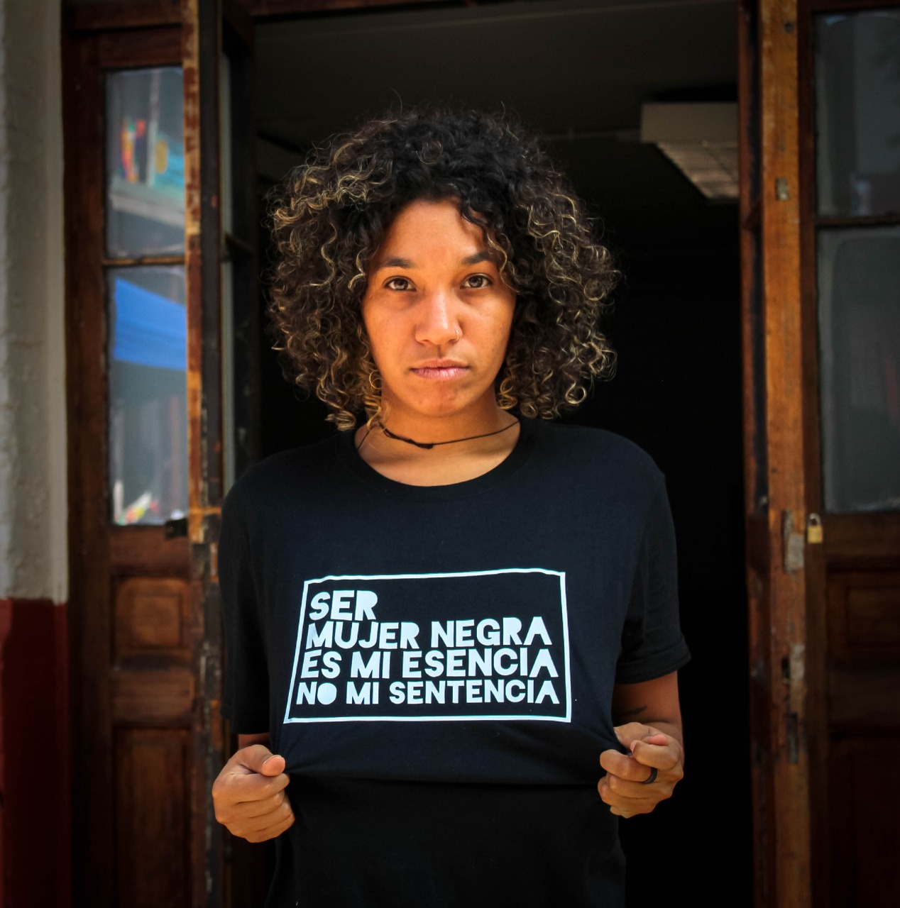 Camila Lima, integrante del colectivo Microsesionesnegras Camila Lima, integrante del colectivo Microsesionesnegras