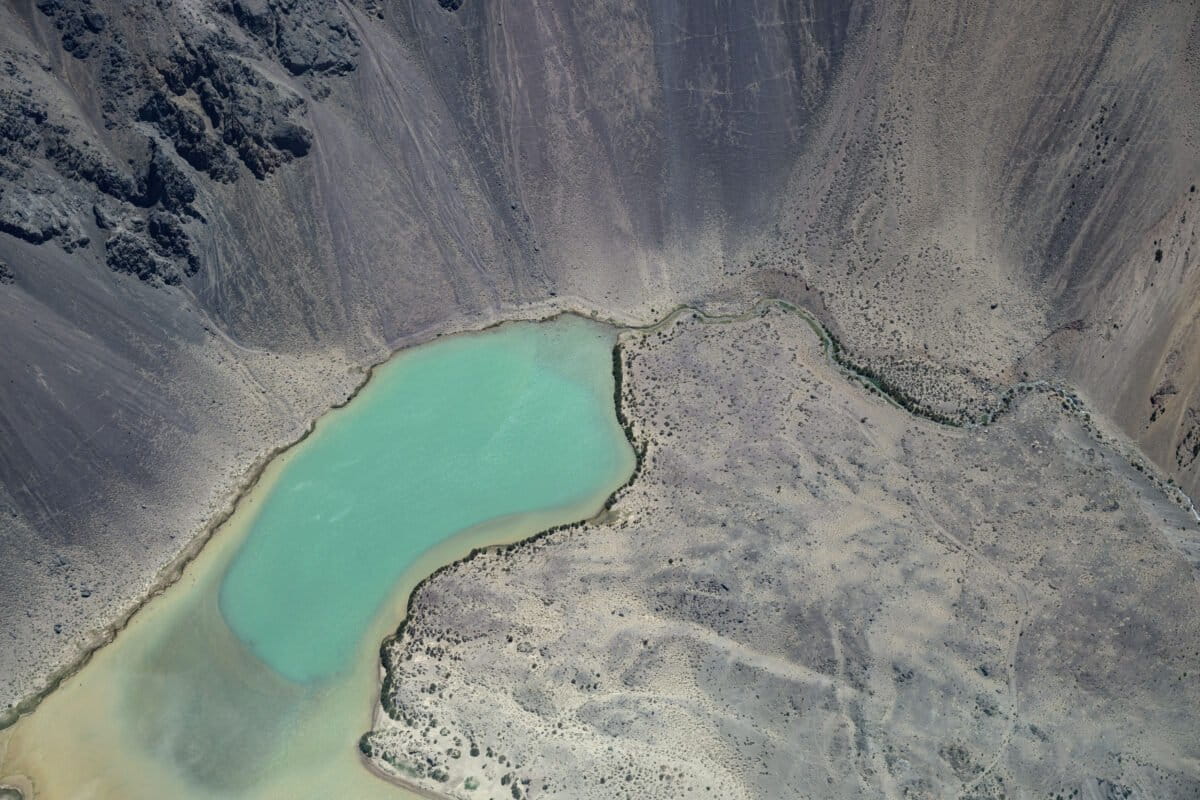 Zona de glaciares y ambiente periglaciar de San Juan, Argentina.