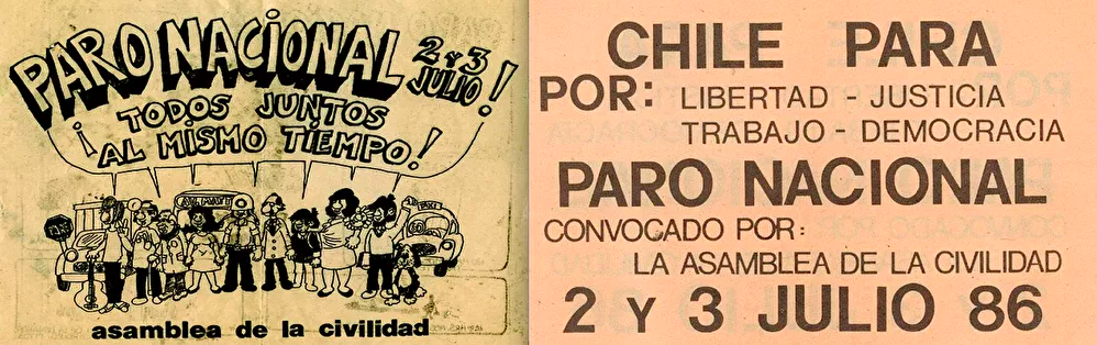 Panfletos de la época - Crédito: Biblioteca del Congreso Nacional. Panfletos de la época - Crédito: Biblioteca del Congreso Nacional.