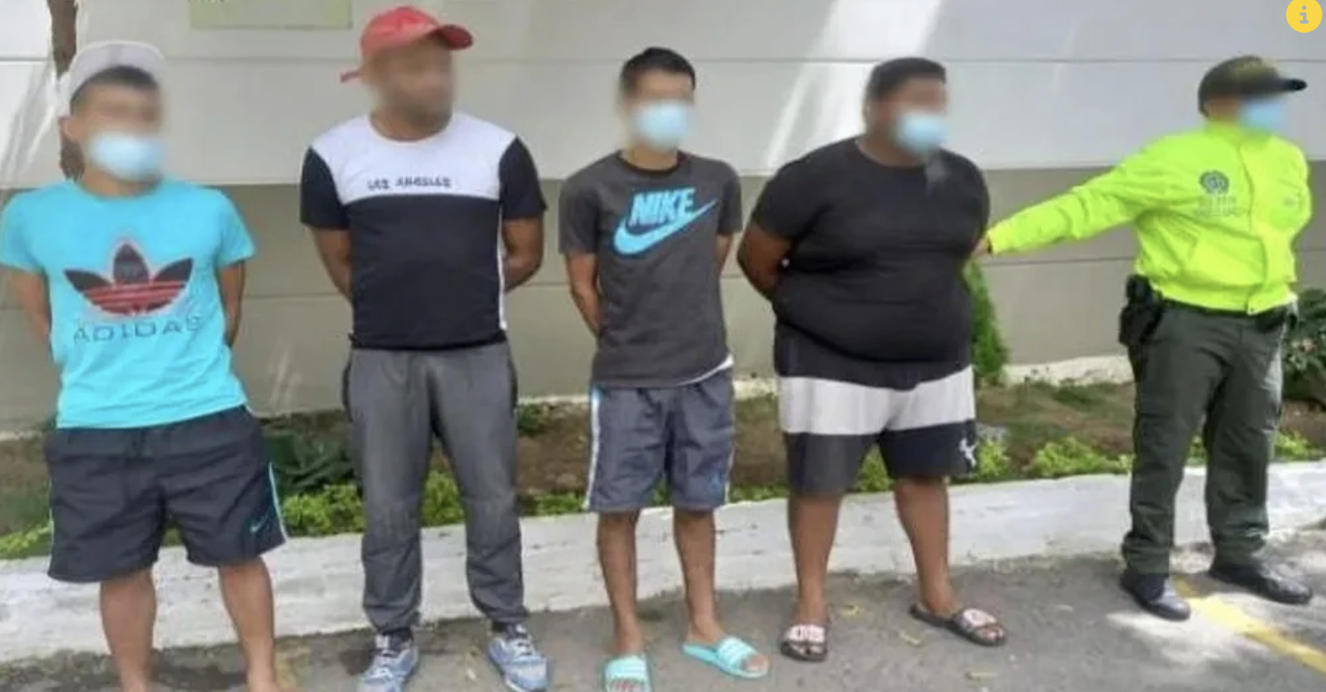 Detienen a sospechosos de formar parte del Tren Aragua en Colombia Detienen a sospechosos de formar parte del Tren Aragua en Colombia