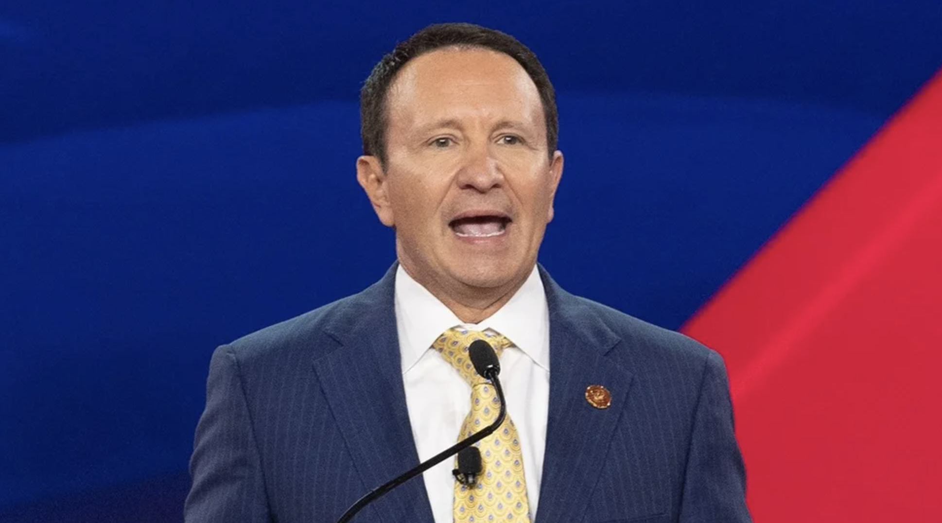Jeff Landry, gobernador de Louisiana. Jeff Landry, gobernador de Louisiana.