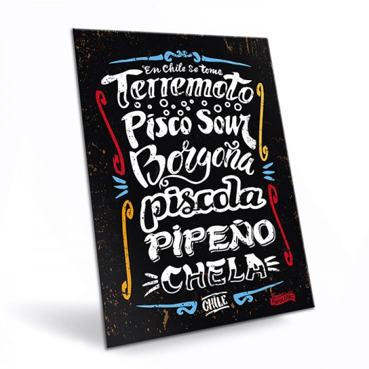 'Lettering' a la chilena 'Lettering' a la chilena