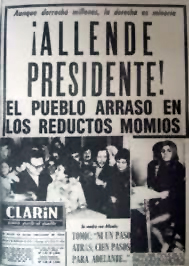 Portada diario El Clarín. Portada diario El Clarín.