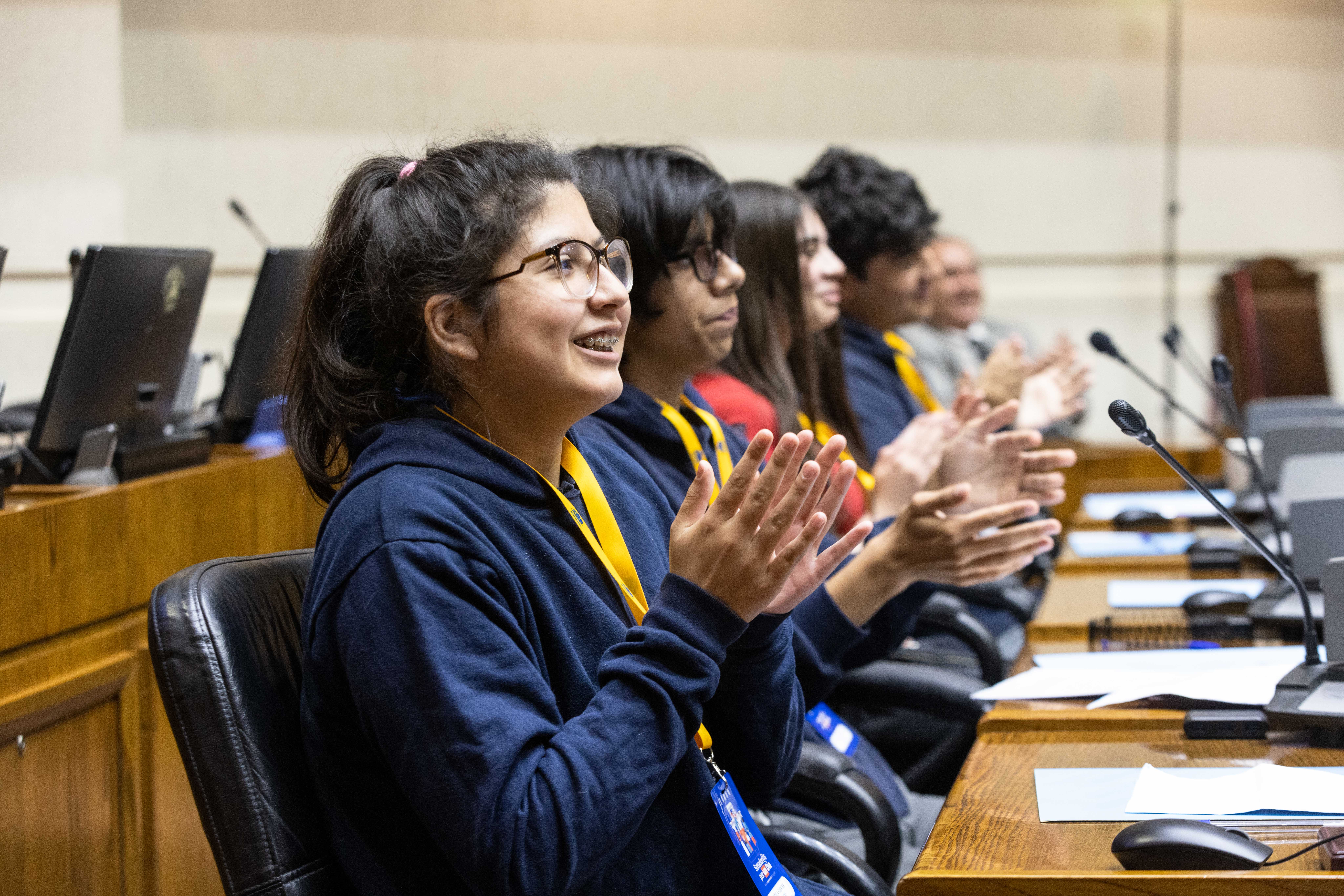 Colegio Nacional de la comuna de Villa Alemana, diciembre de 2023. Foto: Senado.