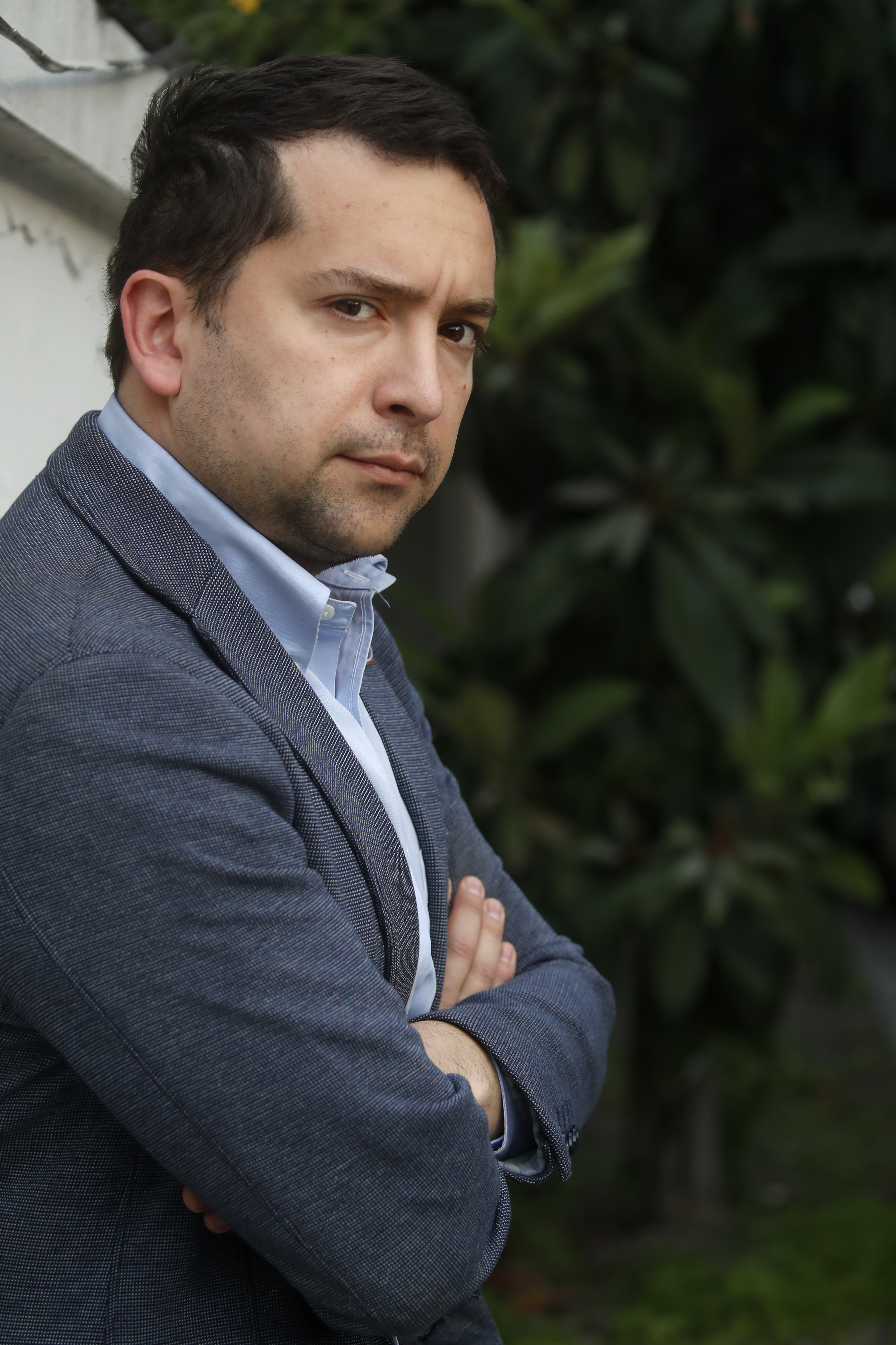 Cristián Araya en la sede del Partido Republicano. Foto: Interferencia Cristián Araya en la sede del Partido Republicano. Foto: Interferencia