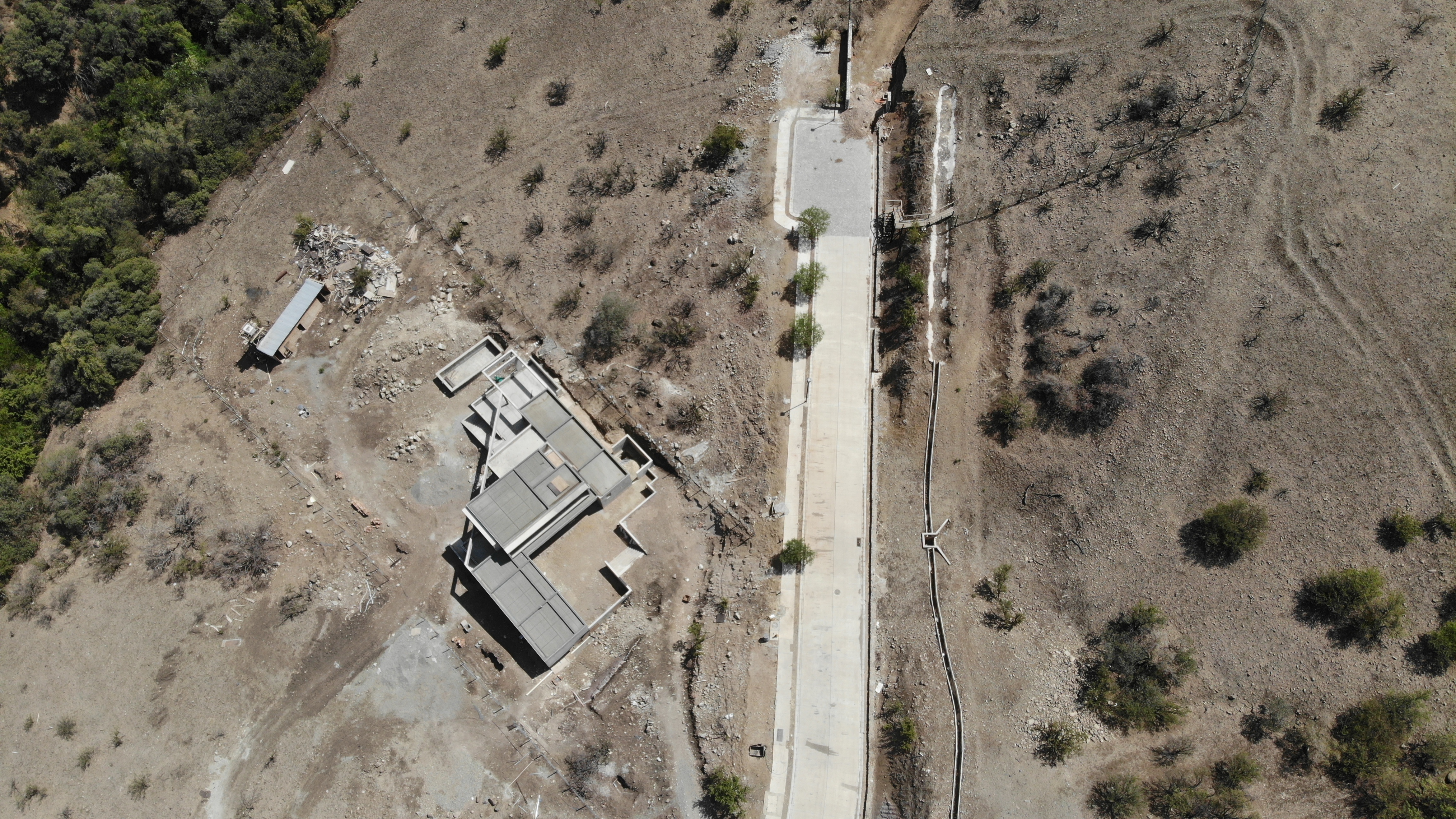 Algunas de las edificaciones presentes en esta zona de preservación ecológica. 