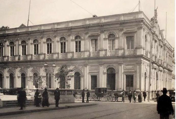 Edificio histórico de El Mercurio de Santiago