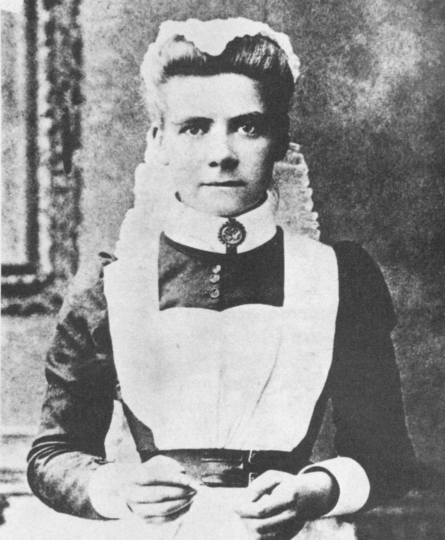 Edith Cavell, fundadora de la primera escuela de enfermeras de Bélgica.