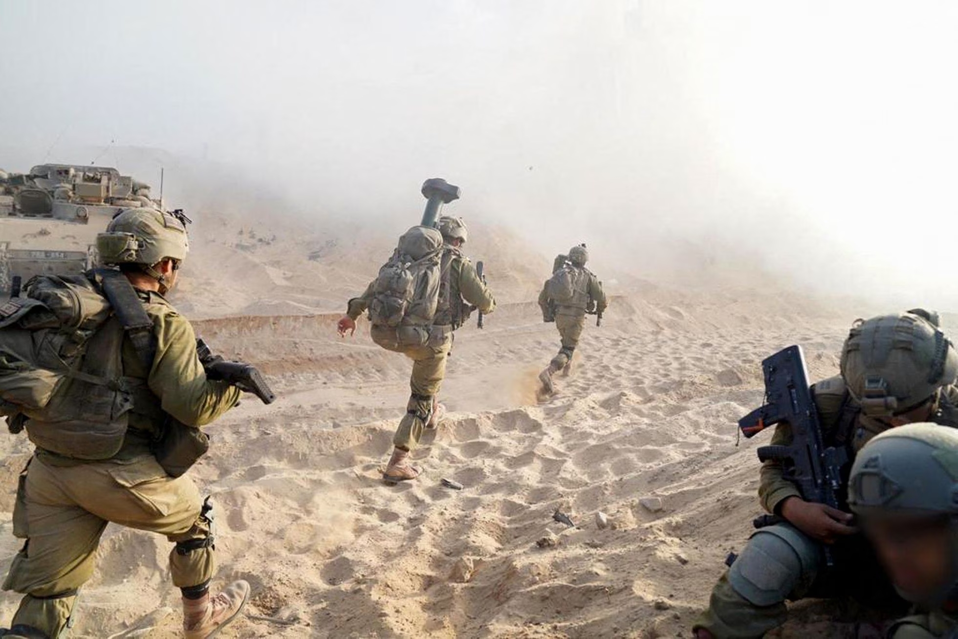 Avance del Ejército israelí (Foto: IDF). Avance del Ejército israelí (Foto: IDF).