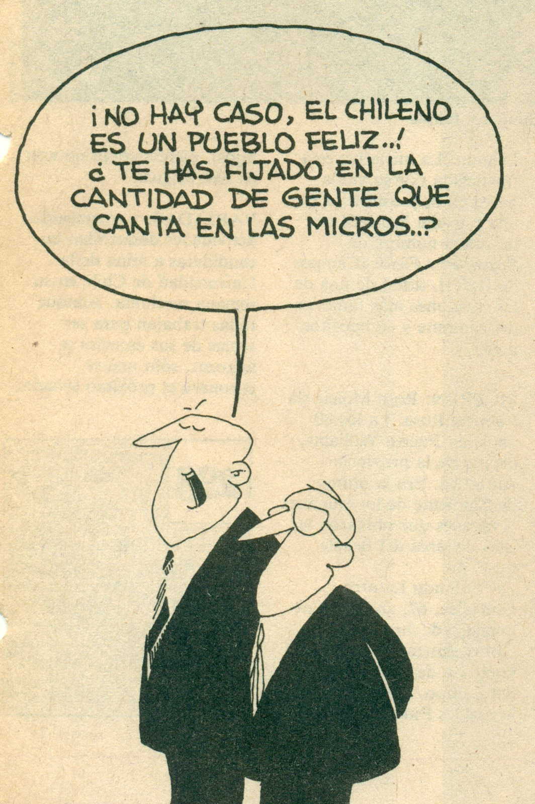 El humor de Rufino en 1983.