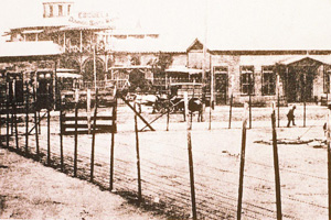 El lugar de la matanza de Santa María de Iquique.