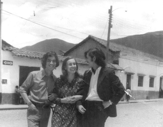 En Ibarra, Ecuador, 1974 Patricio Córdova, Cristina Farga y José Almeida