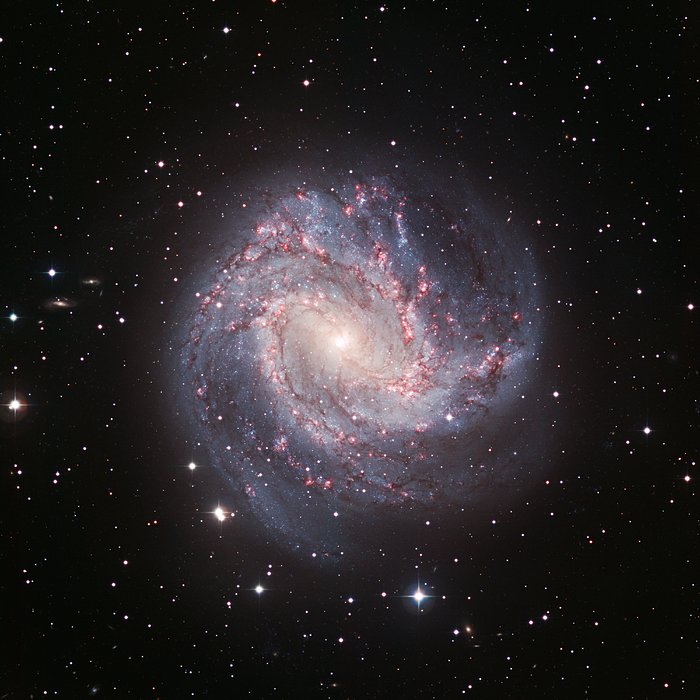 Galaxia espiral Messier 83. (Crédito: ESO) Galaxia espiral Messier 83. (Crédito: ESO)