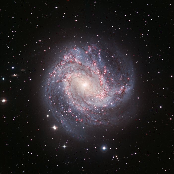 Galaxia espiral Messier 83. (Crédito: ESO)