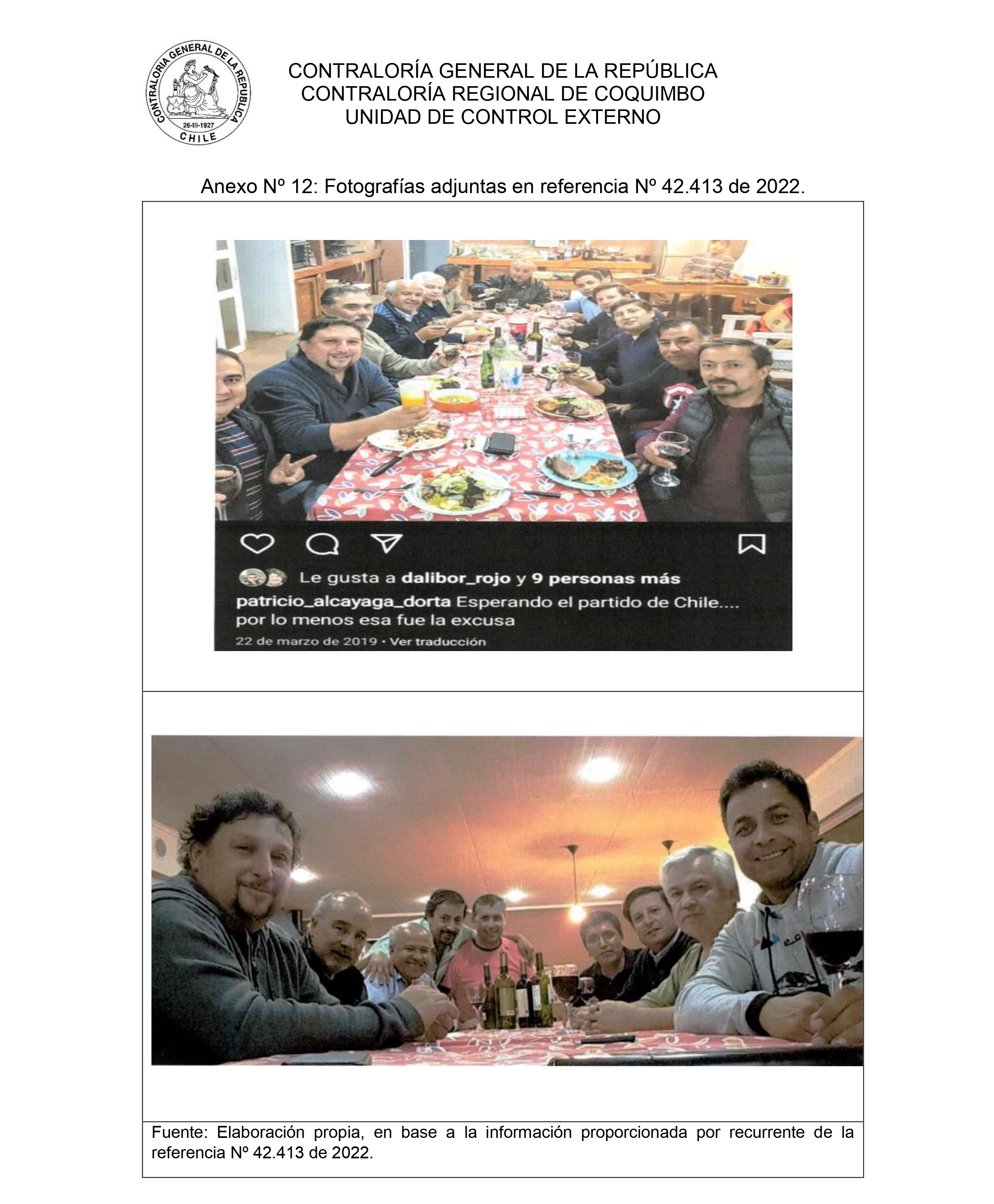 Anexo CGR: "Club de Toby" entre funcionarios de la Municipalidad de La Serena y empresario.