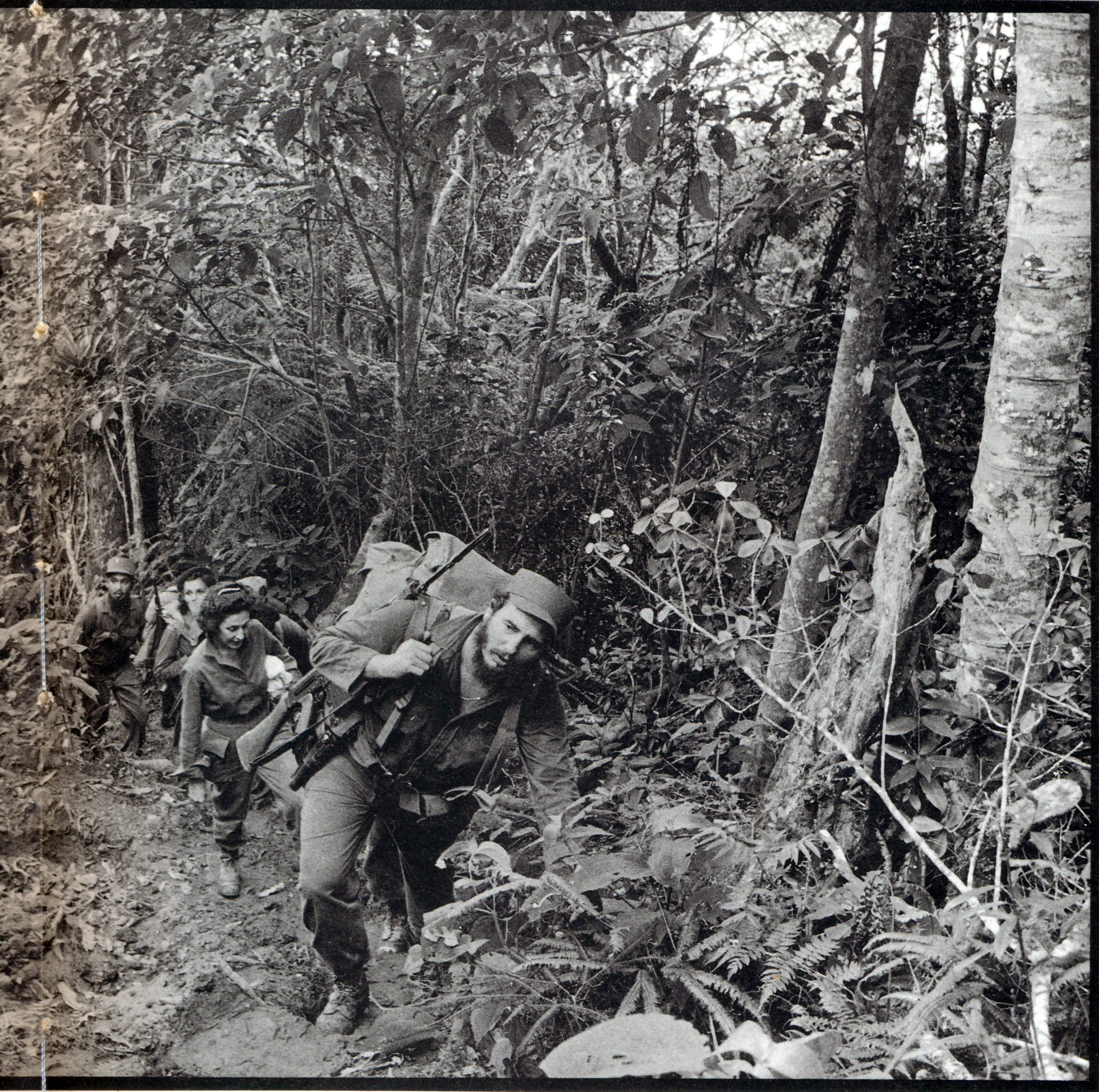 Fidel Castro en la Sierra Maestra. (Foto de Raúl Corrales).