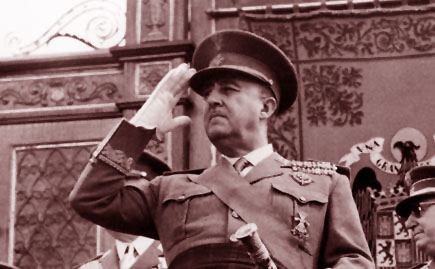 Francisco Franco, a quien Guzmán admiraba.