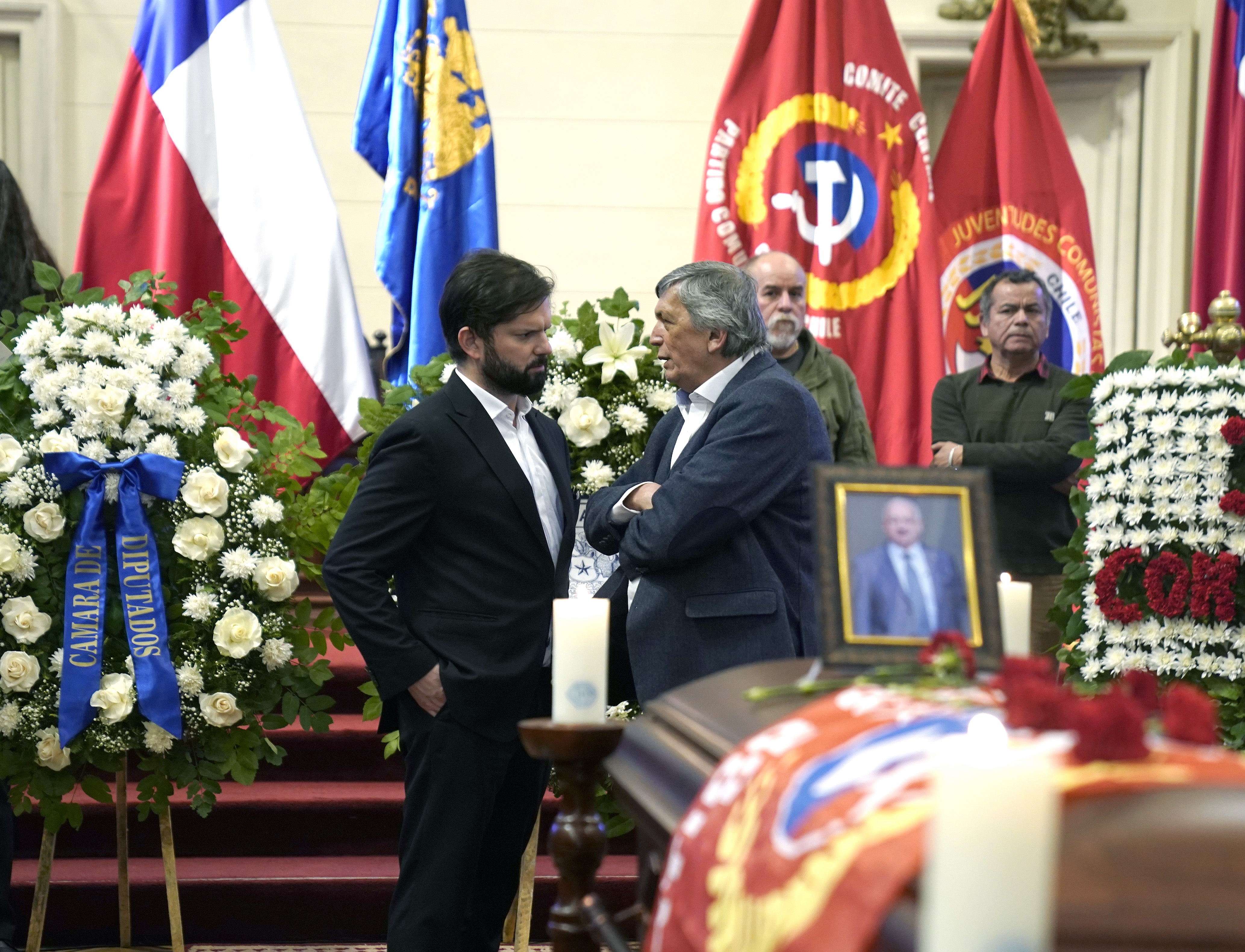 Gabriel Boric y Lautaro Carmona