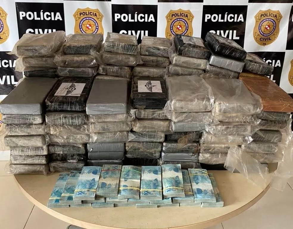 En una operación de la Policía Civil de Pará, en marzo de este año, se incautaron 120 kg de cocaína a un grupo criminal dedicado al tráfico internacional