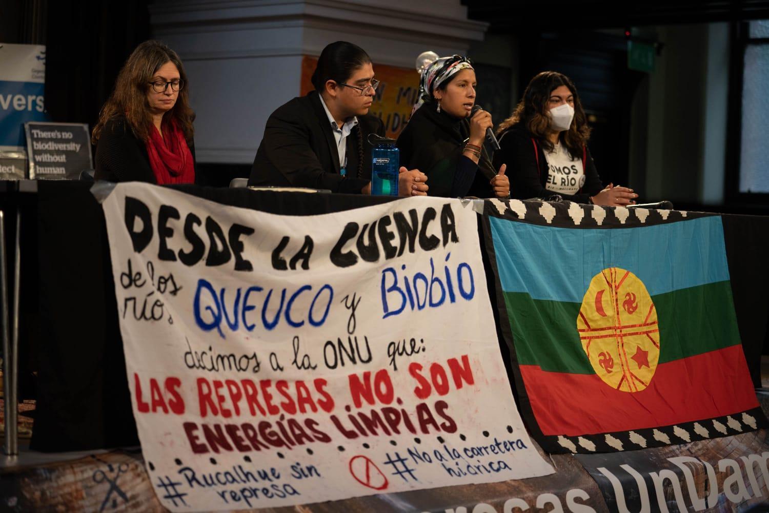 Fernanda en la Cop 26. Foto: Weston Boyles Fernanda en la Cop 26. Foto: Weston Boyles