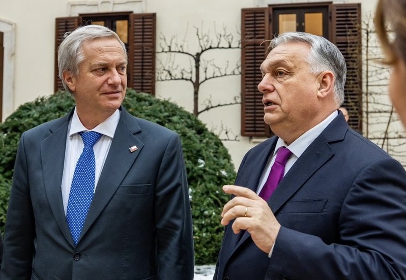 José Antonio Kast junto a Viktor Orbán José Antonio Kast junto a Viktor Orbán