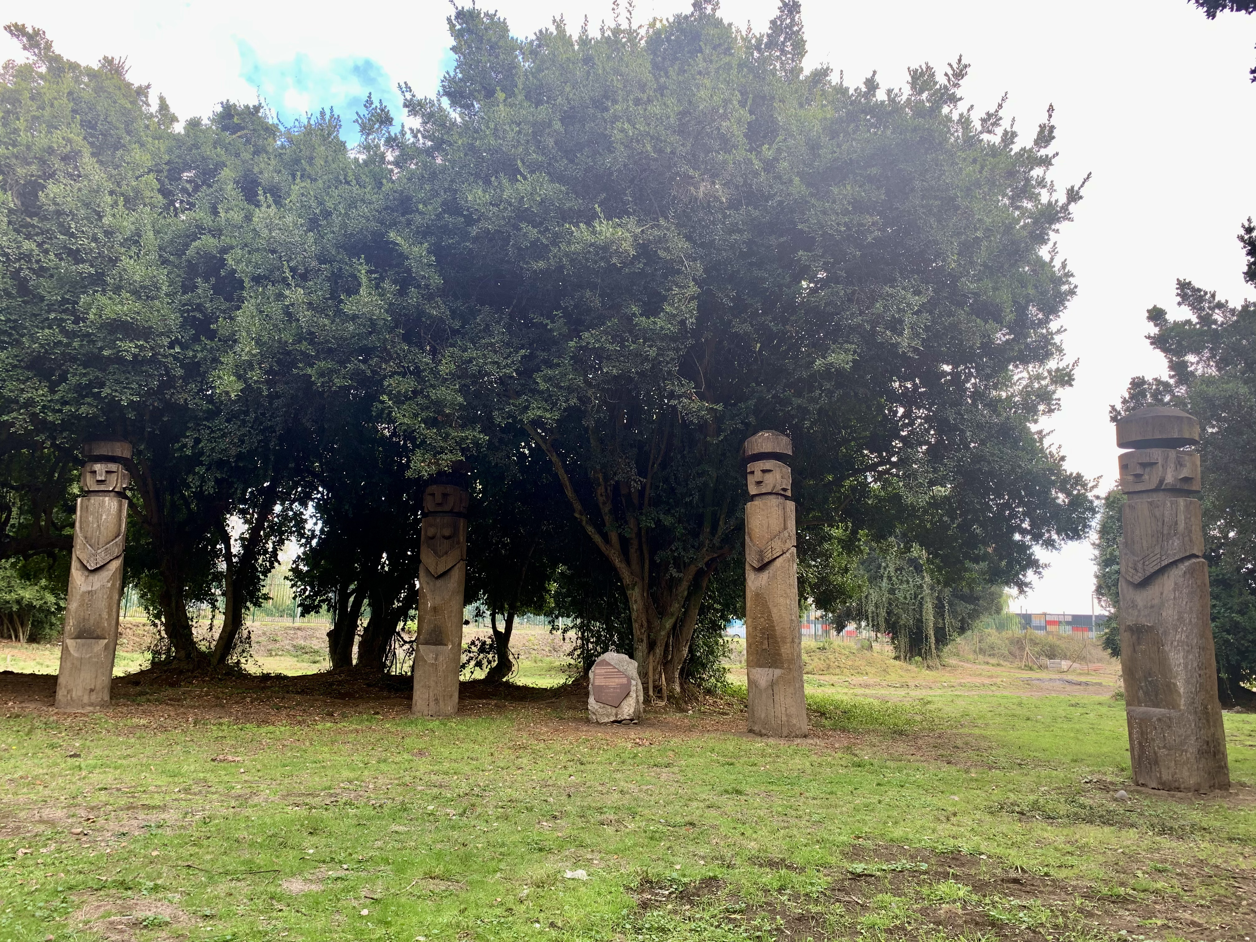 Espacio Contemporáneo de Arte, Cultura y Memorial Mapuche. Foto Paula Huenchumil