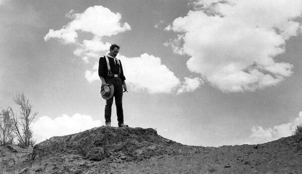 John Wayne en Río Grande. John Wayne en Río Grande.