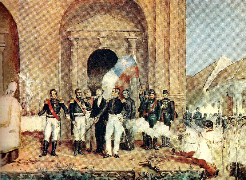 'Jura de la Independencia de Chile', de Cosme San Martín, obra escenificada en Talca 'Jura de la Independencia de Chile', de Cosme San Martín, obra escenificada en Talca