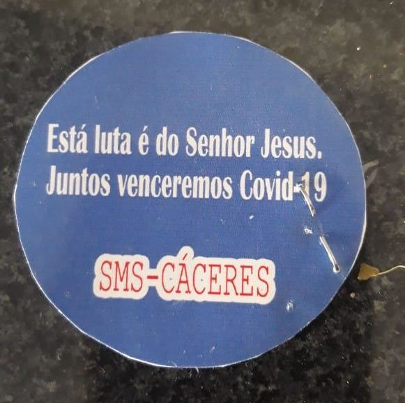 Se entregaron kits de profilaxis de Covid con mensajes cristianos para la población de la ciudad. (Foto: Reproducción / Departamento de Salud de Cáceres) Se entregaron kits de profilaxis de Covid con mensajes cristianos para la población de la ciudad. (Foto: Reproducción / Departamento de Salud de Cáceres)