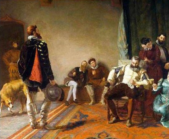 La mala nueva, de Pedro Lira. La mala nueva, de Pedro Lira.
