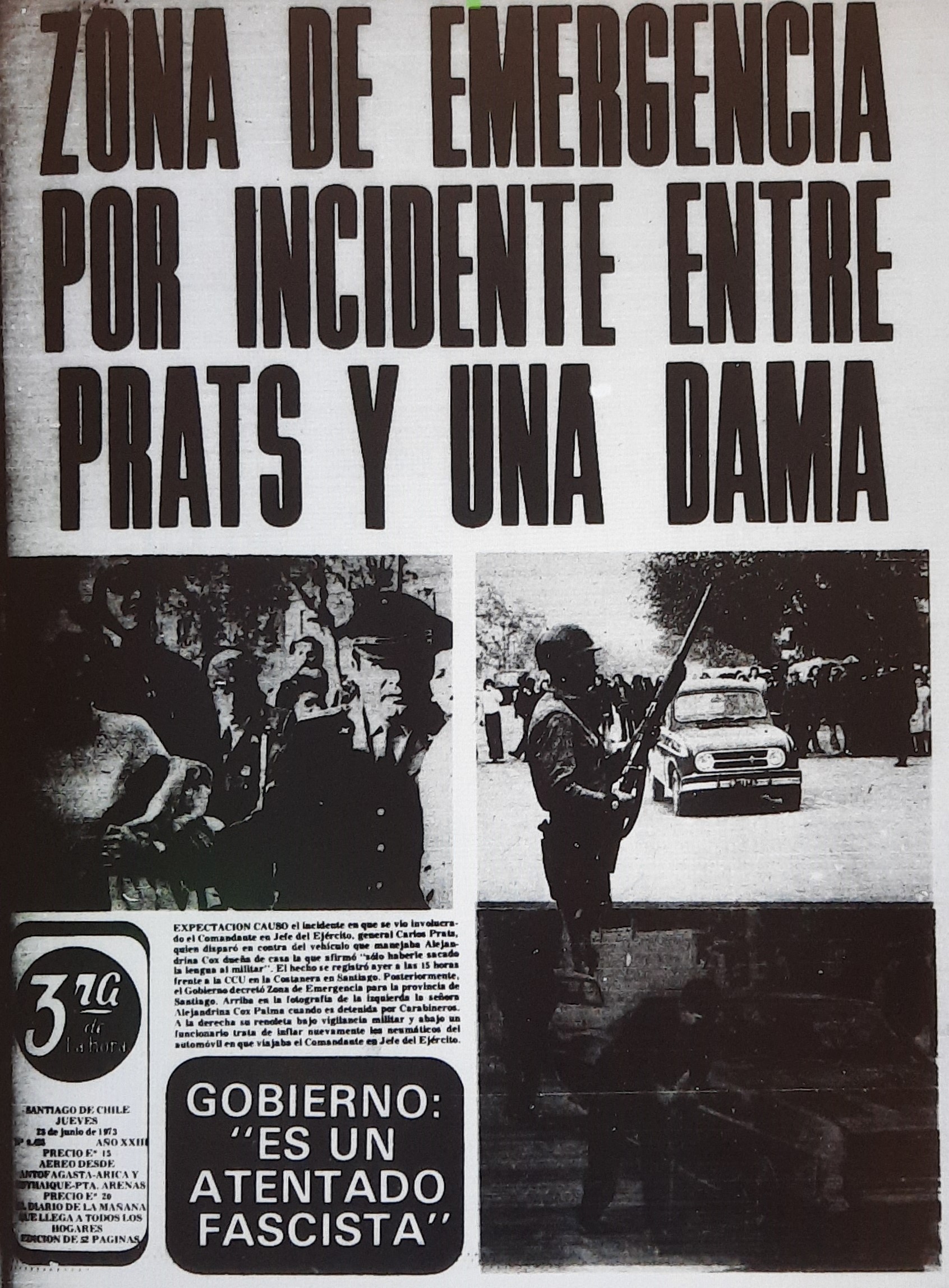 La Tercera, 28 de junio.