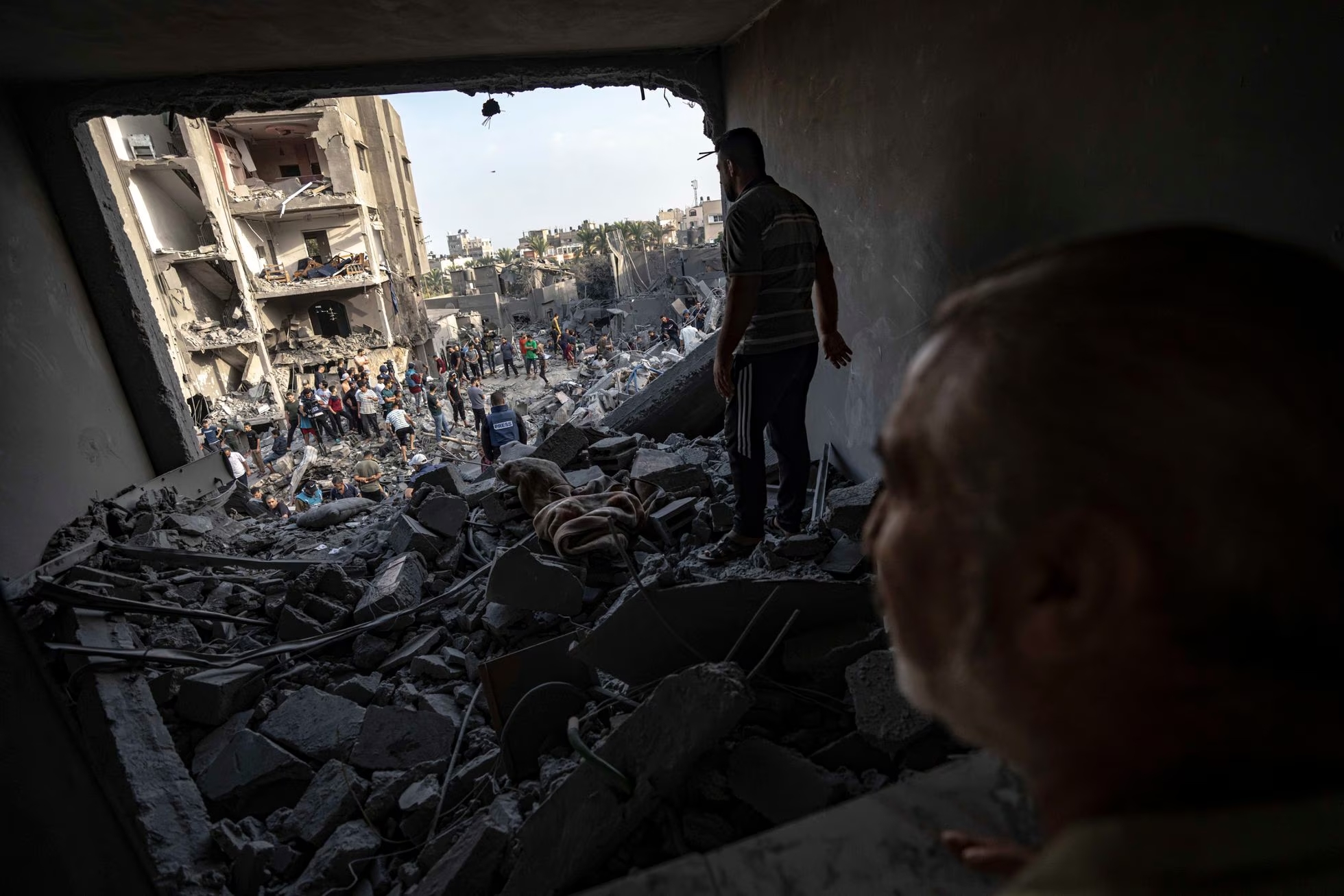 Los restos de Gaza. Los restos de Gaza.