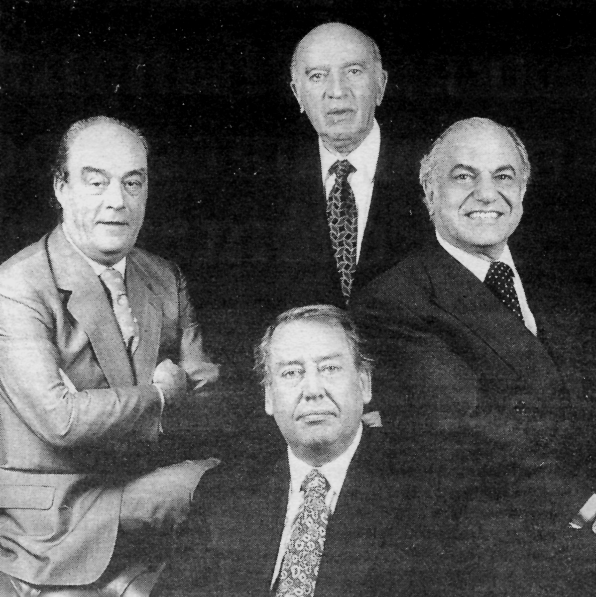 Los socios de Embotelladora Andina: Sentado; José Antonio Garcés. Arriba de izquierda a derecha; Alberto Hurtado, Jaime Said Demaría y José Said Saffie Los socios de Embotelladora Andina: Sentado; José Antonio Garcés. Arriba de izquierda a derecha; Alberto Hurtado, Jaime Said Demaría y José Said Saffie