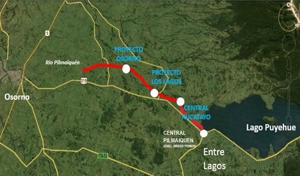 Mapa centrales. Statkraft