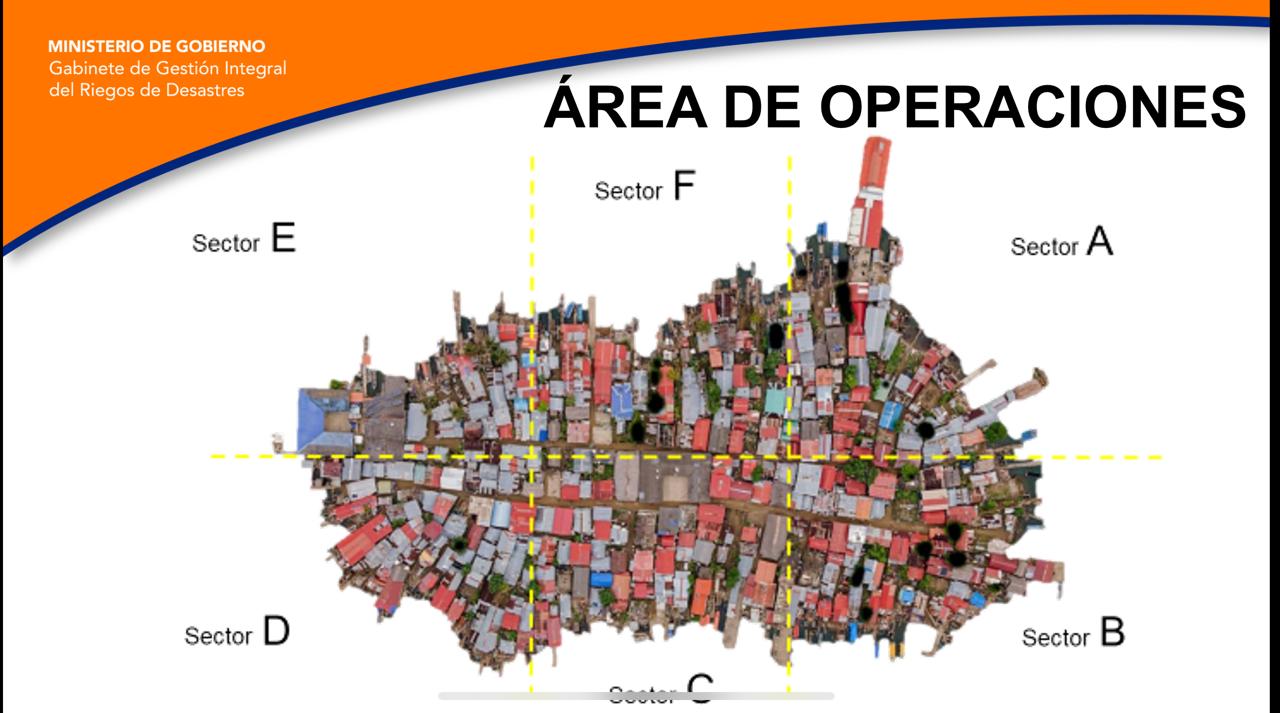 Mapa: Ministerio de Gobierno.