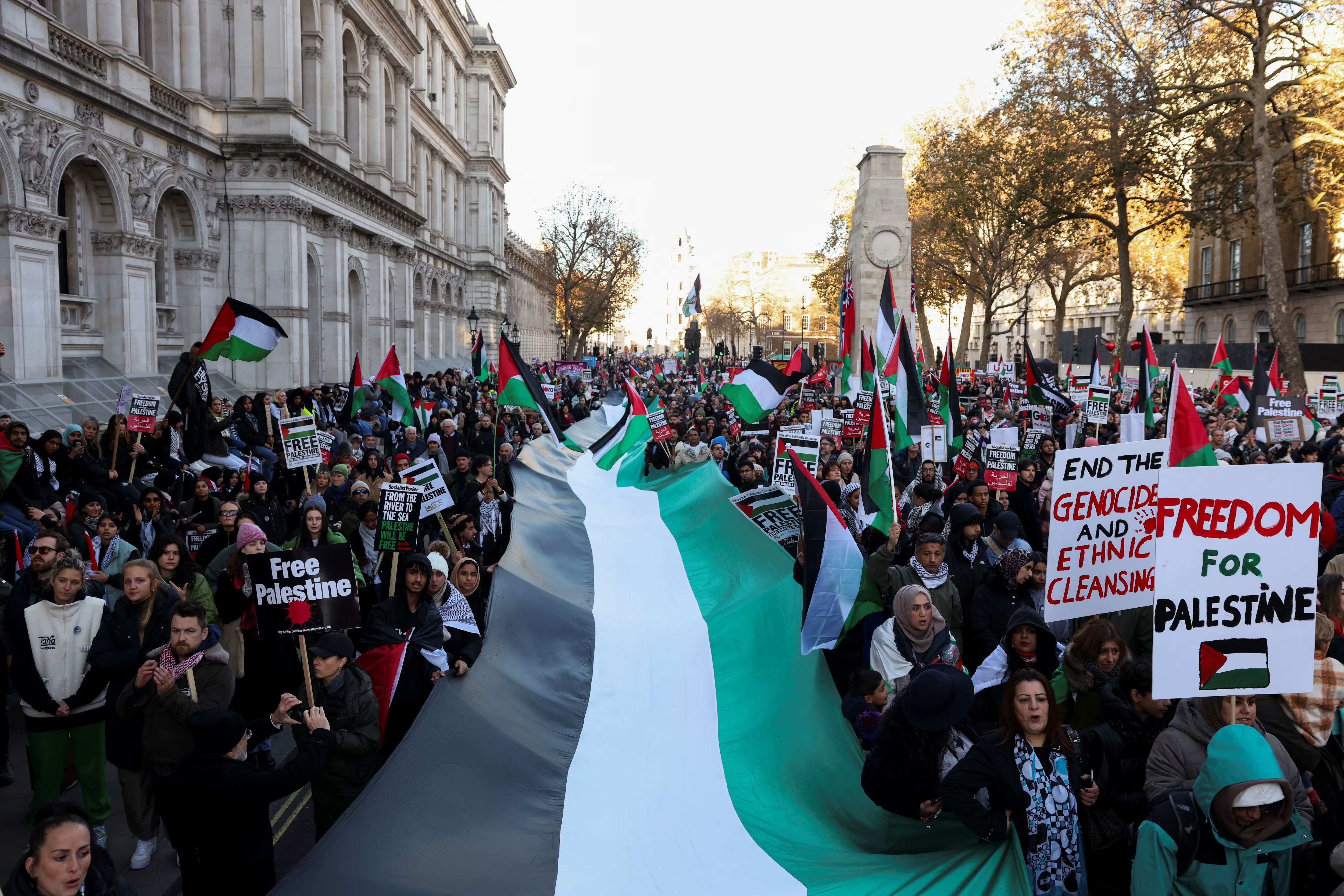 Marcha pro Palestina en Londres. Marcha pro Palestina en Londres.
