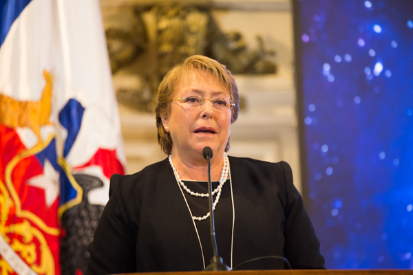 Michelle Bachelet (2015). Foto: BCN, CC BY 3.0 Michelle Bachelet (2015). Foto: BCN, CC BY 3.0