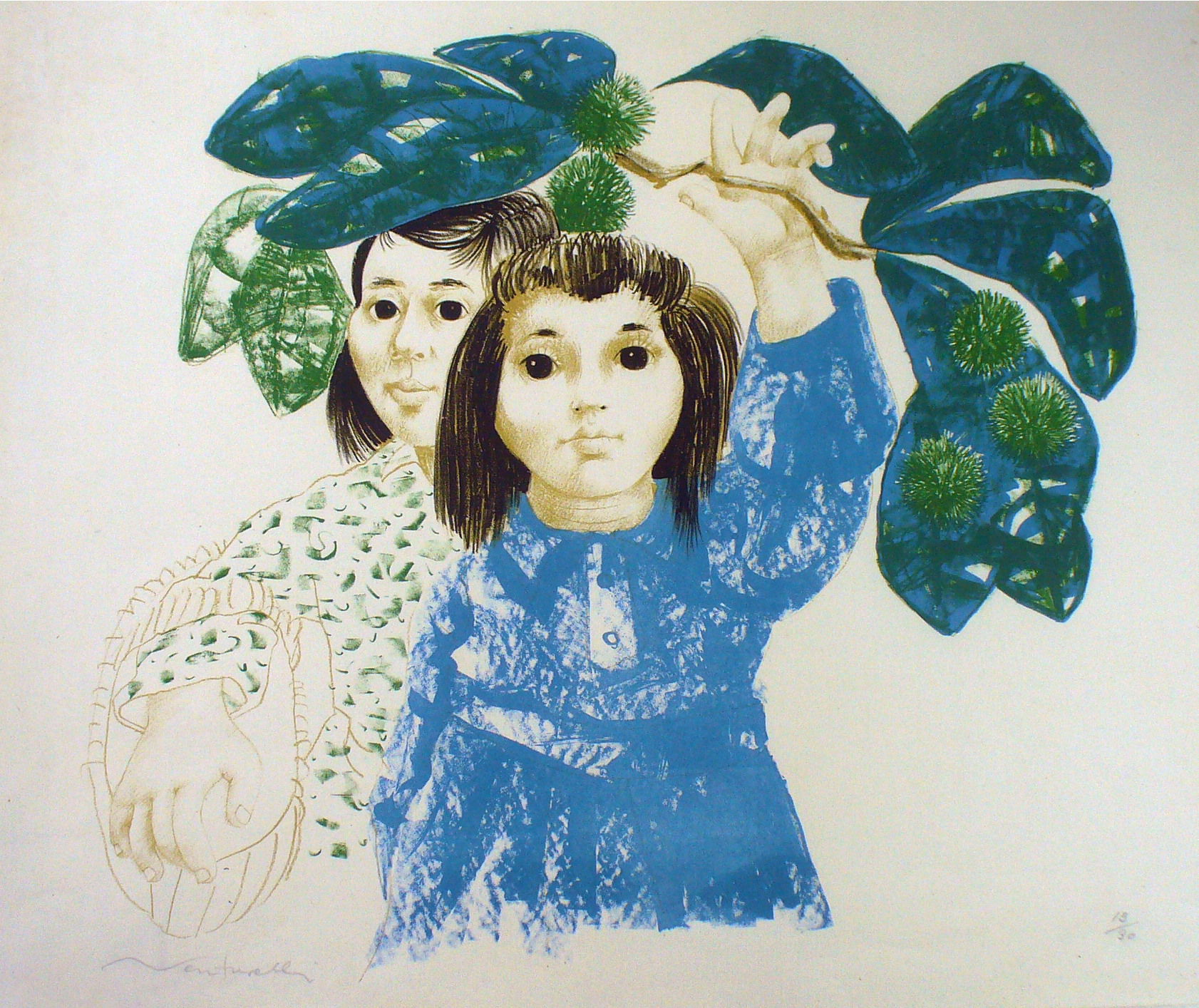 Niñas recolectoras. Niñas recolectoras.