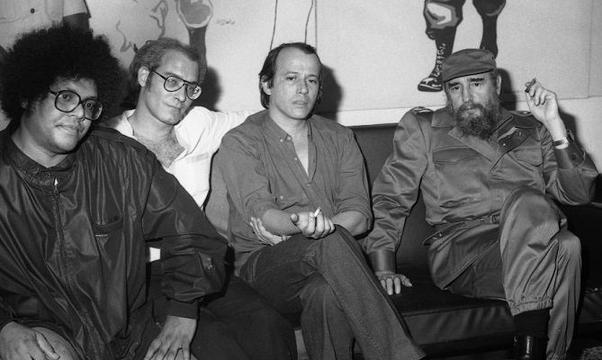 Pablo Milanés, Vicente Feliú y Silvio Rodríguez, junto a Fidel Castro. Pablo Milanés, Vicente Feliú y Silvio Rodríguez, junto a Fidel Castro.